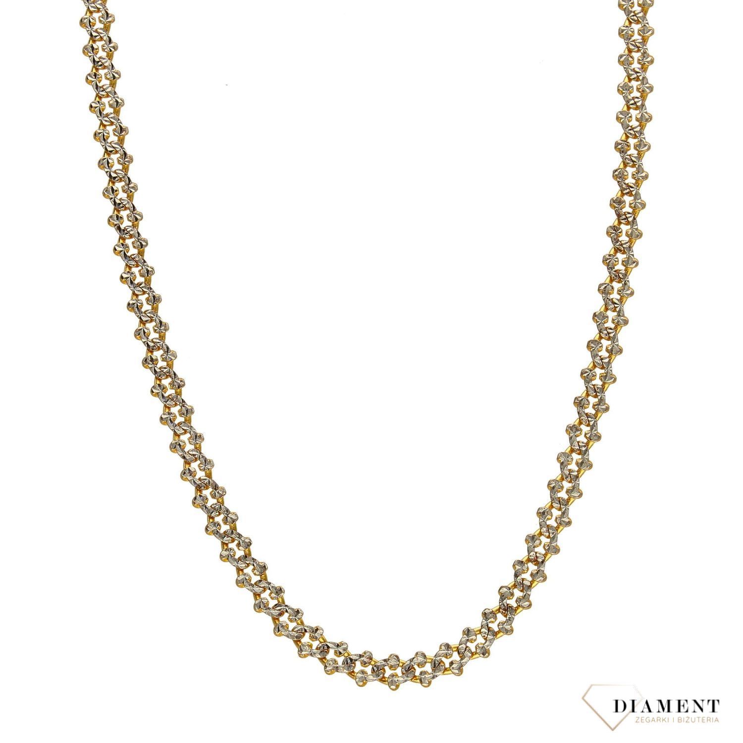 Złoty łańcuszek 333 o szerokości 4 mm DIA-LAN-1455-333 4mm (2).jpg